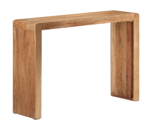 Mesa consola madera maciza de acacia 110x30x76 cm