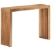 Mesa consola madera maciza de acacia 110x30x76 cm