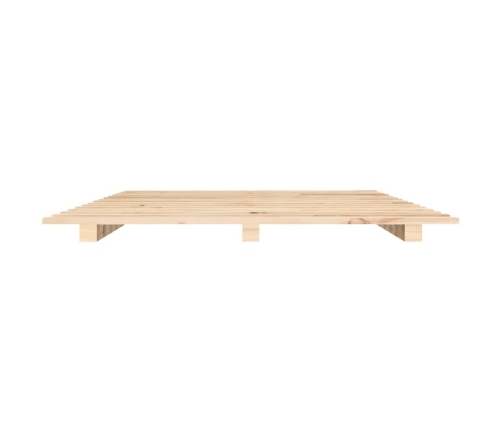 Estructura de cama madera maciza de pino 90x200 cm