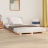 Estructura de cama madera maciza de pino 90x200 cm