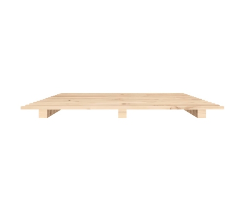 vidaXL Estructura de cama madera maciza de pino 100x200 cm