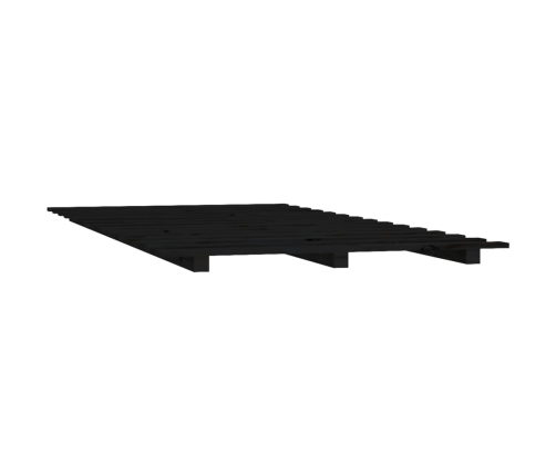 Estructura de cama madera maciza de pino negro 120x200 cm