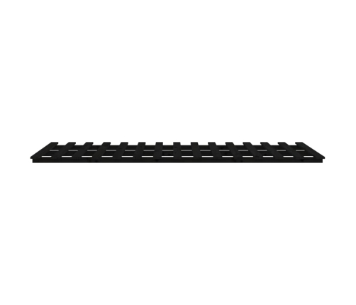 Estructura de cama madera maciza de pino negro 120x200 cm
