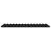 Estructura de cama madera maciza de pino negro 120x200 cm