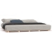 Estructura de cama de madera maciza de pino 160x200 cm