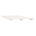 Estructura de cama madera maciza de pino blanco 135x190 cm