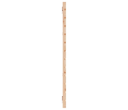 Cabecero de cama de pared madera maciza de pino 206x3x91,5 cm