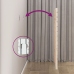 Cabecero de cama de pared madera maciza de pino 206x3x91,5 cm