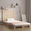 Cabecero de cama de pared madera maciza de pino 96x3x91,5 cm