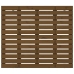 Cabecero cama pared madera maciza pino marrón miel 96x3x91,5 cm