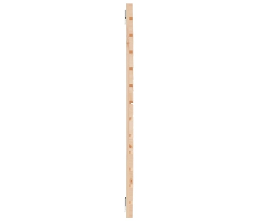 Cabecero de cama de pared madera maciza de pino 126x3x91,5 cm