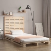 Cabecero de cama de pared madera maciza de pino 126x3x91,5 cm