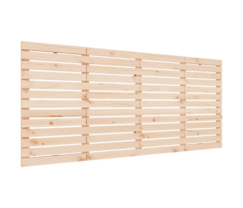 Cabecero de cama de pared madera maciza de pino 156x3x91,5 cm