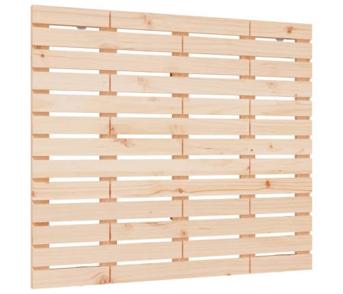 Cabecero de cama de pared madera maciza de pino 81x3x91,5 cm