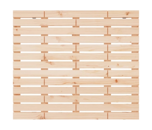 Cabecero de cama de pared madera maciza de pino 81x3x91,5 cm