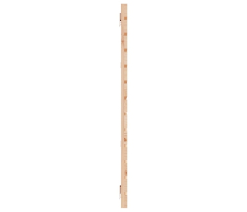 Cabecero de cama de pared madera maciza de pino 186x3x91,5 cm