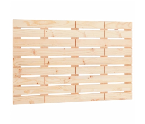 vidaXL Cabecero de cama de pared madera maciza de pino 106x3x63 cm