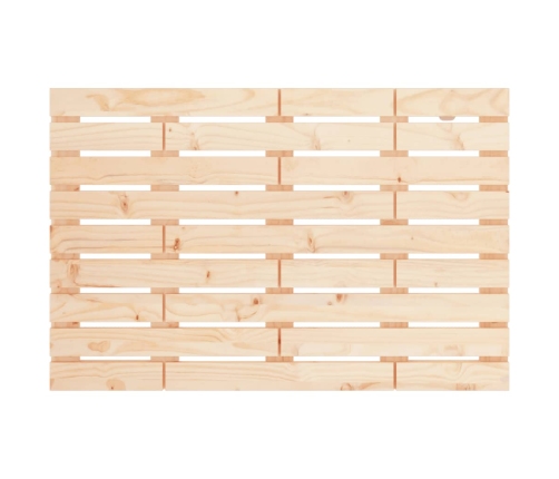 vidaXL Cabecero de cama de pared madera maciza de pino 106x3x63 cm