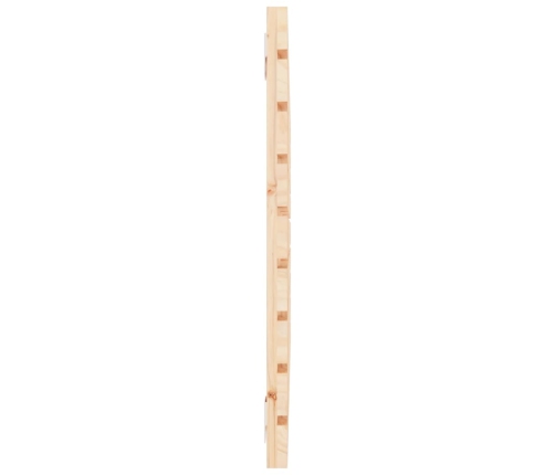 vidaXL Cabecero de cama de pared madera maciza de pino 106x3x63 cm