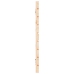 Cabecero de cama de pared madera maciza de pino 206x3x63 cm