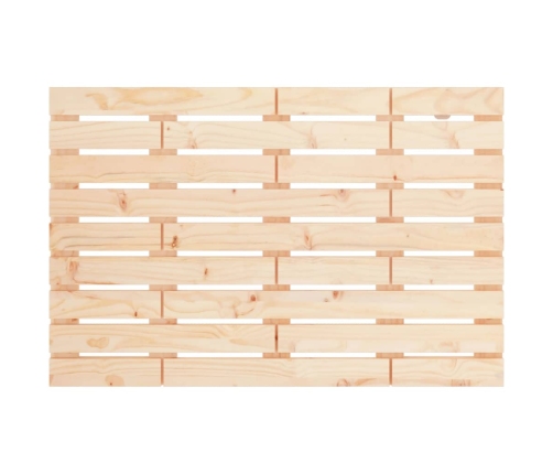 Cabecero de cama de pared madera maciza de pino 96x3x63 cm