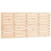 Cabecero de cama de pared madera maciza de pino 126x3x63 cm