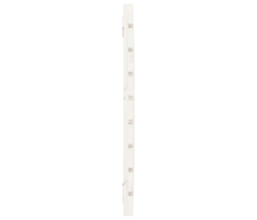 Cabecero de cama de pared madera maciza pino blanco 81x3x63 cm