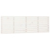 Cabecero de cama de pared madera maciza pino blanco 186x3x63 cm