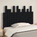 Cabecero de cama de pared madera maciza pino negro 108x3x80 cm