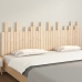 Cabecero de cama de pared madera maciza de pino 204x3x80 cm