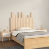 Cabecero de cama de pared madera maciza de pino 95,5x3x80 cm