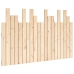 Cabecero de cama de pared madera maciza de pino 127,5x3x80 cm