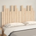 Cabecero de cama de pared madera maciza de pino 127,5x3x80 cm