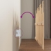 Cabecero de cama de pared madera maciza de pino 146,5x3x80 cm