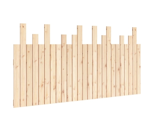 vidaXL Cabecero de cama de pared madera maciza de pino 159,5x3x80 cm