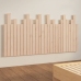 Cabecero de cama de pared madera maciza de pino 166x3x80 cm
