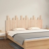 Cabecero de cama de pared madera maciza de pino 185x3x80 cm