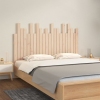 Cabecero de cama de pared madera maciza de pino 140x3x80 cm