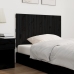 Cabecero de cama de pared madera maciza pino negro 108x3x60 cm