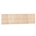 Cabecero de cama de pared madera maciza de pino 204x3x60 cm