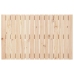 Cabecero de cama de pared madera maciza de pino 95,5x3x60 cm