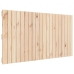 Cabecero de cama de pared madera maciza de pino 127,5x3x60 cm