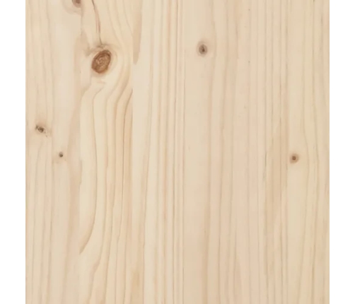 Cabecero de cama de pared madera maciza de pino 147x3x60 cm