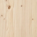Cabecero de cama de pared madera maciza de pino 147x3x60 cm