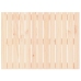 Cabecero de cama de pared madera maciza de pino 82,5x3x60 cm