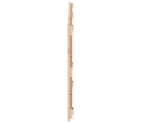 Cabecero de cama de pared madera maciza de pino 166x3x60 cm