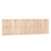 Cabecero de cama de pared madera maciza de pino 185x3x60 cm