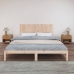 Cabecero de cama de pared madera maciza de pino 185x3x60 cm