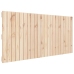 Cabecero de cama de pared madera maciza de pino 140x3x60 cm