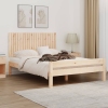 Cabecero de cama de pared madera maciza de pino 140x3x60 cm